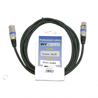 Микрофонный кабель Invotone ACM1110/BK